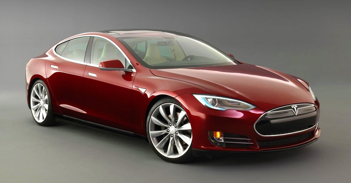 автомобиль tesla model s